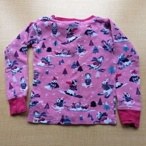 Hatley Waffle-Knit PJs - EUC - Size 4T - Picture 2 of 6